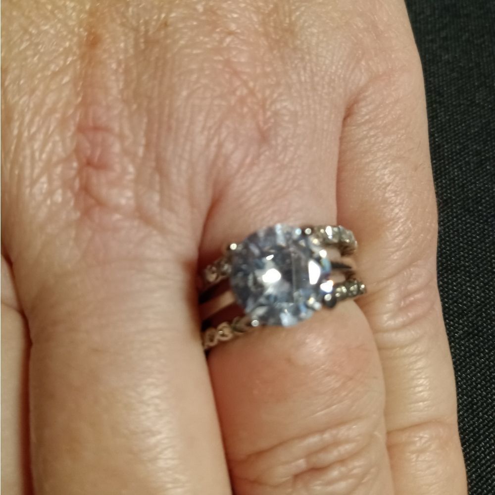 Diamond Wedding Set  - Picture 6 of 12